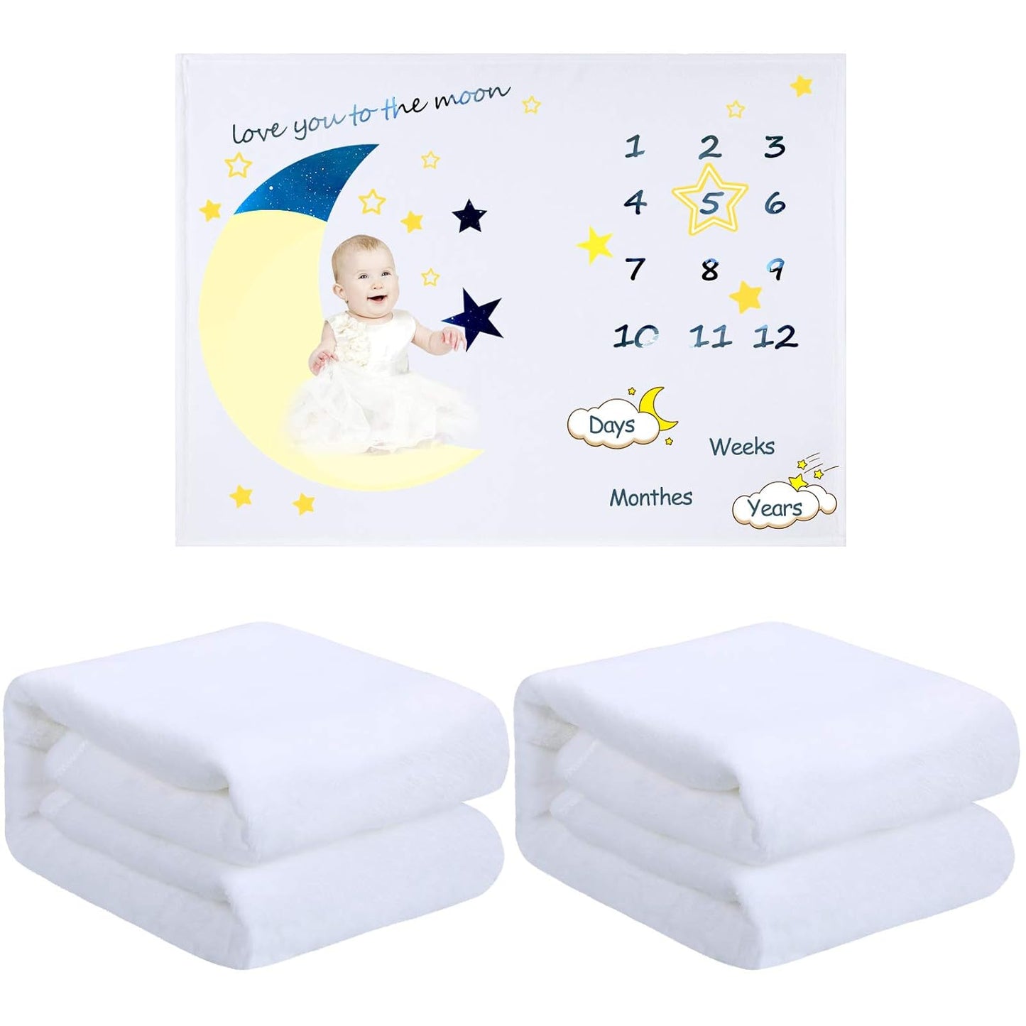 Cozy 30x40 Inch Baby Blankets - Soft & Warm DIY Blanket Set