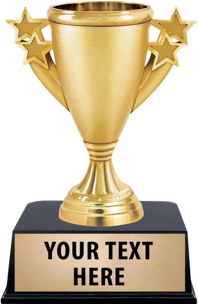 Gold Cup Trophy with Custom Engraving for Recognition Events