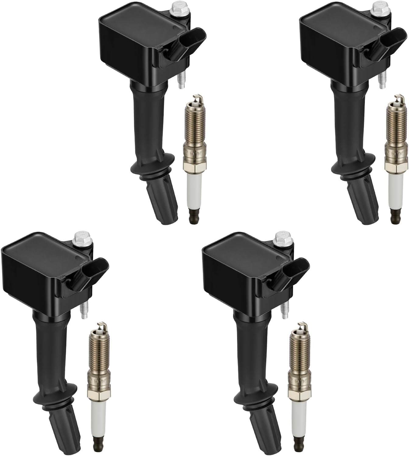 Set of 4 Ignition Coil Pack and Spark Plugs for GMC Terrain