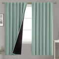 Blackout Curtains with Thermal Liner 72 in Panels - Full Light Block