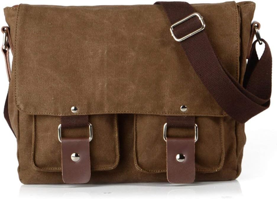 Men's Lightweight Vintage Waterproof Camera Sling Bag for DSLR