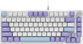 Purple & Blue AJAZZ AK820 75% Wired RGB Gasket Keyboard - Compact 82