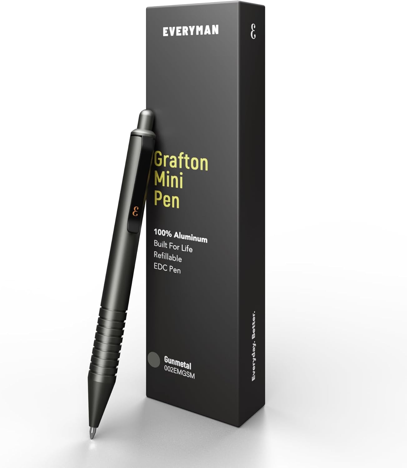 Everyman Grafton Mini Click Pen: Compact Aluminum EDC Tool