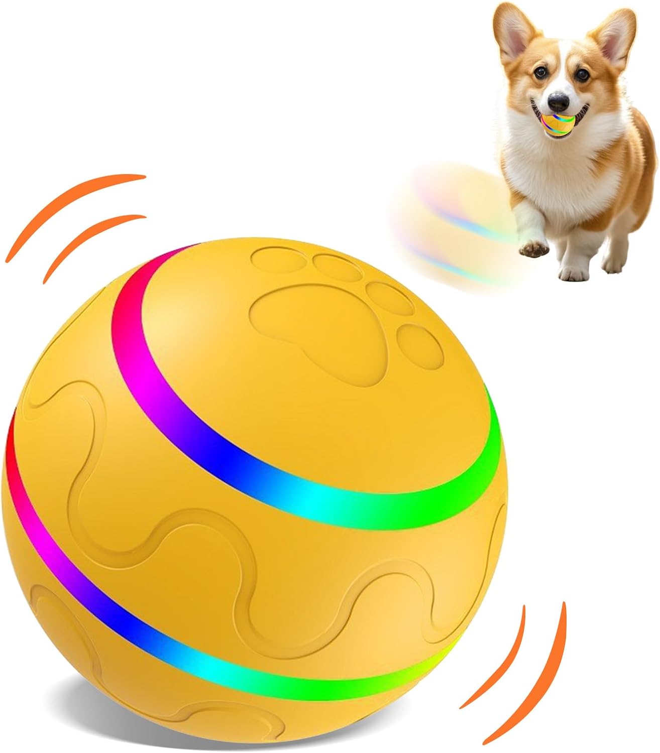 YoPoll Interactive Dog Ball - Keeps Dogs Busy!