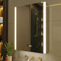 KWW LED Lighted Bathroom Medicine Cabinet with USB and Defogger