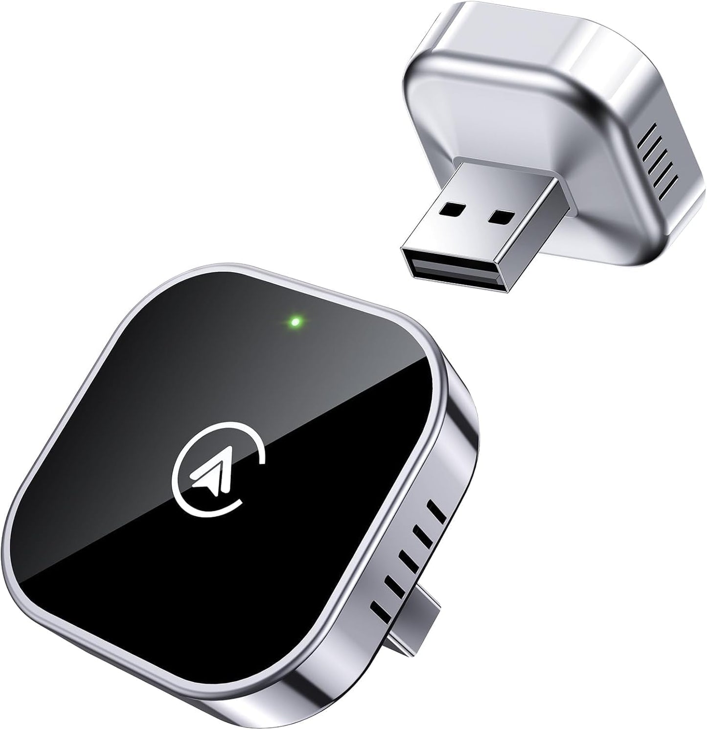 2 in 1 Wireless CarPlay and Android Auto Adapter for Easy Use