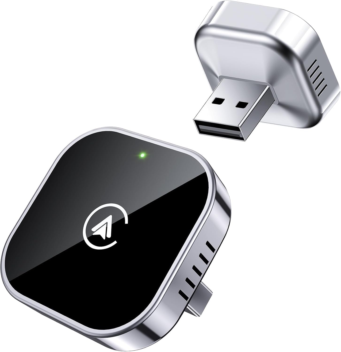 2 in 1 Wireless CarPlay and Android Auto Adapter for Easy Use