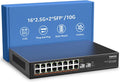 18 Port 2.5G Unmanaged Ethernet Switch - Fast Multiport Connectivity