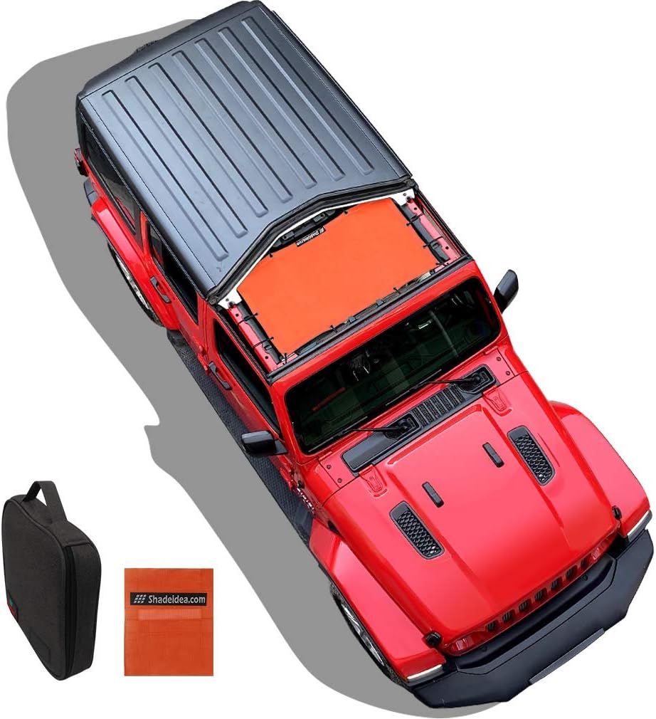 Shadeidea Sun Shade for Jeep Wrangler JL Unlimited 2018-2023