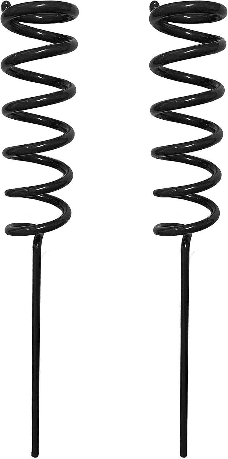 Sturdy Dual Pack Fishing Rod Ground Stand - Secure Your Gear!