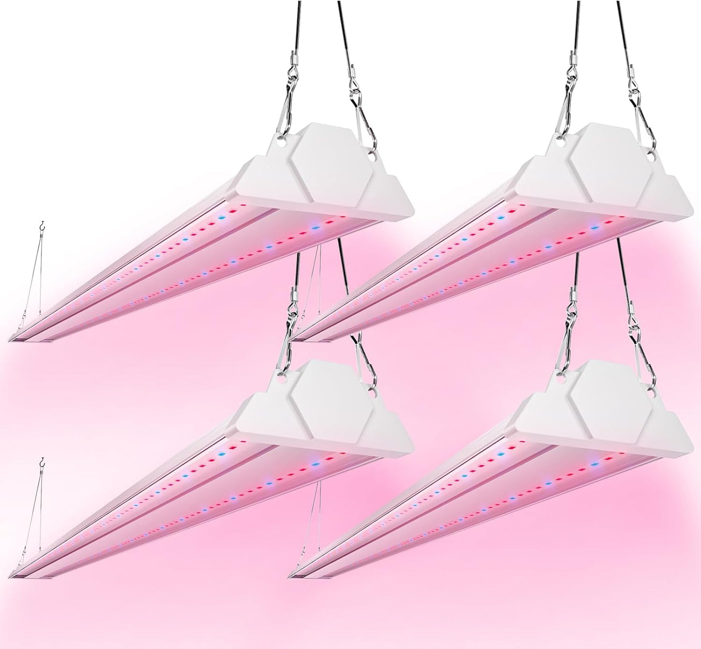 FREELICHT 4 Pack 4ft LED Grow Light for Indoor Plants