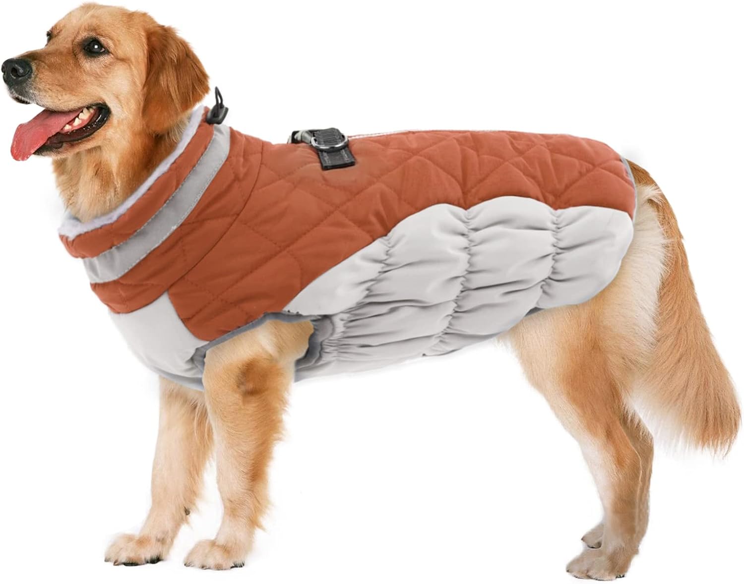 Lelepet Dog Coat Warm Waterproof Jacket for Large Dogs XL