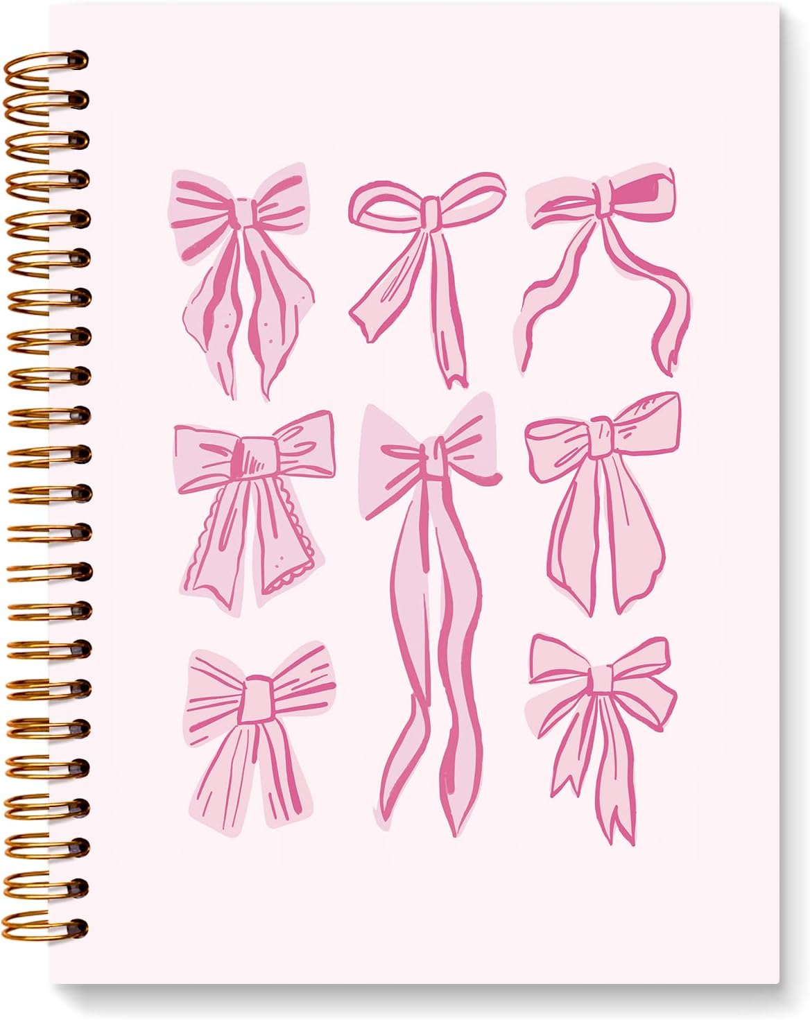 Preppy Pink Hardcover Notebook - Stylishly Organize Your Thoughts!