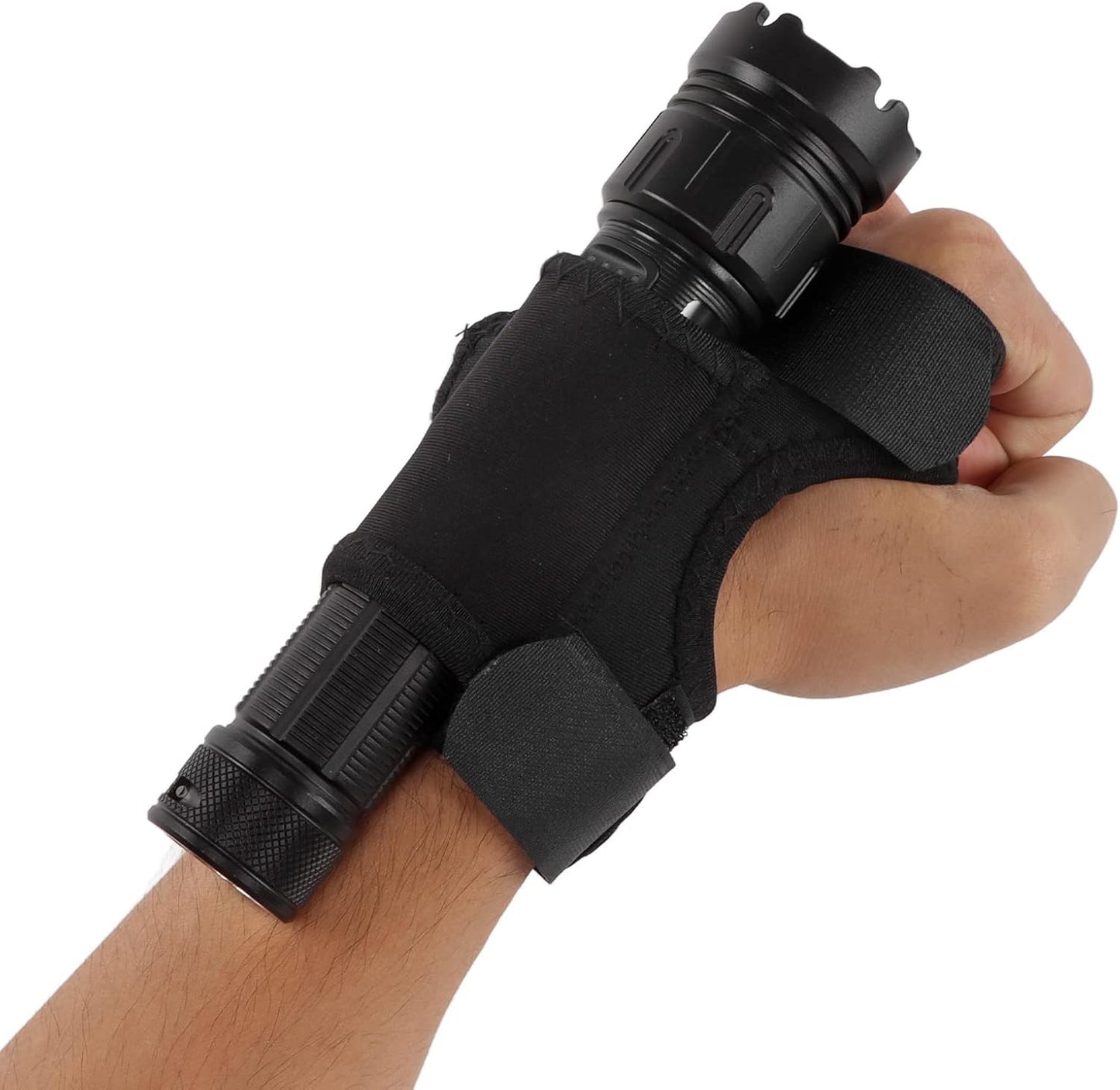 Durable Nylon Wrist Flashlight Holder by Gsycle