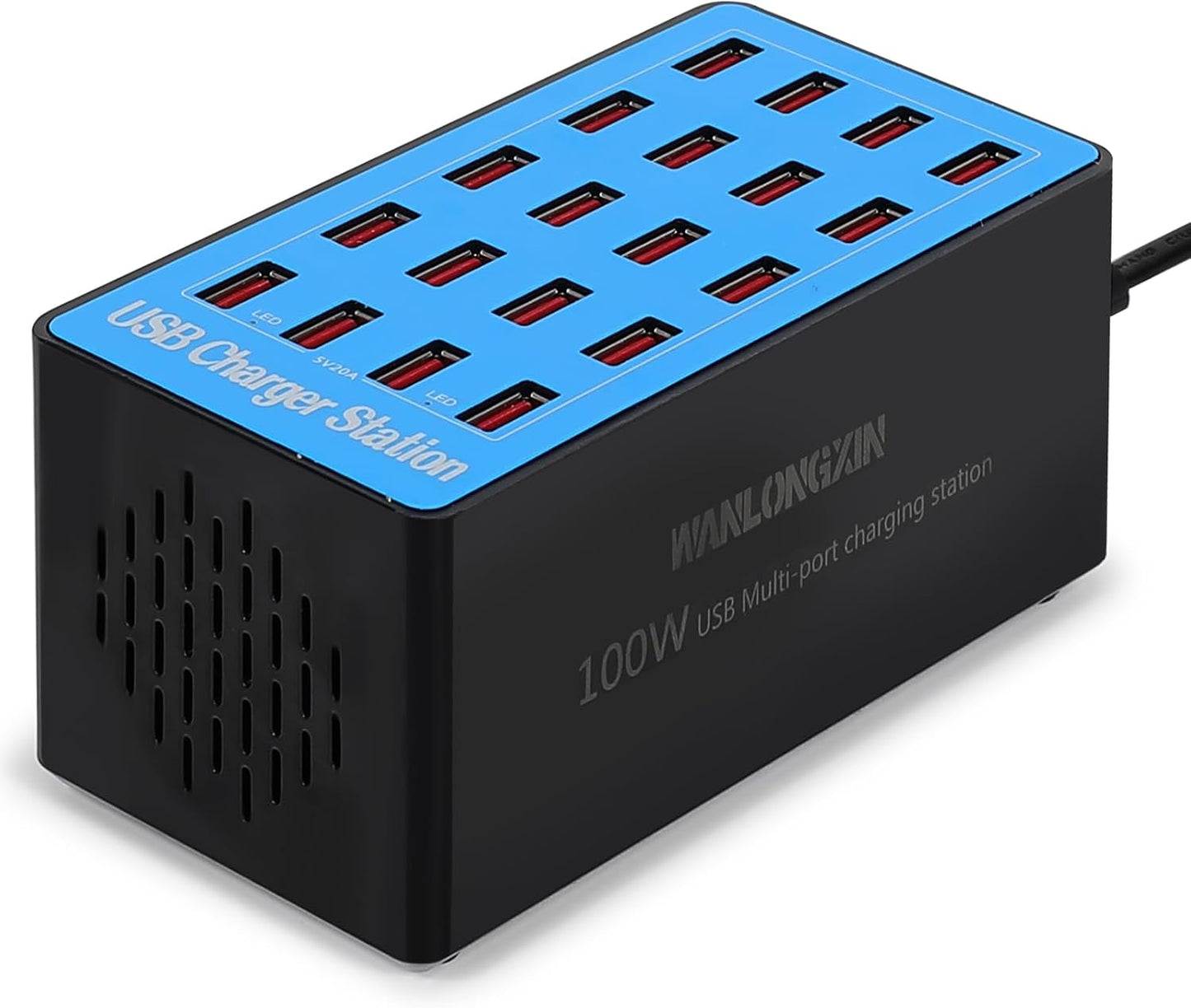 Ultimate 20-Port USB Charger for Multiple Devices