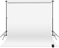 Seamless Paper Backdrop Roll Bright White 107 in x 36 ft - Matte