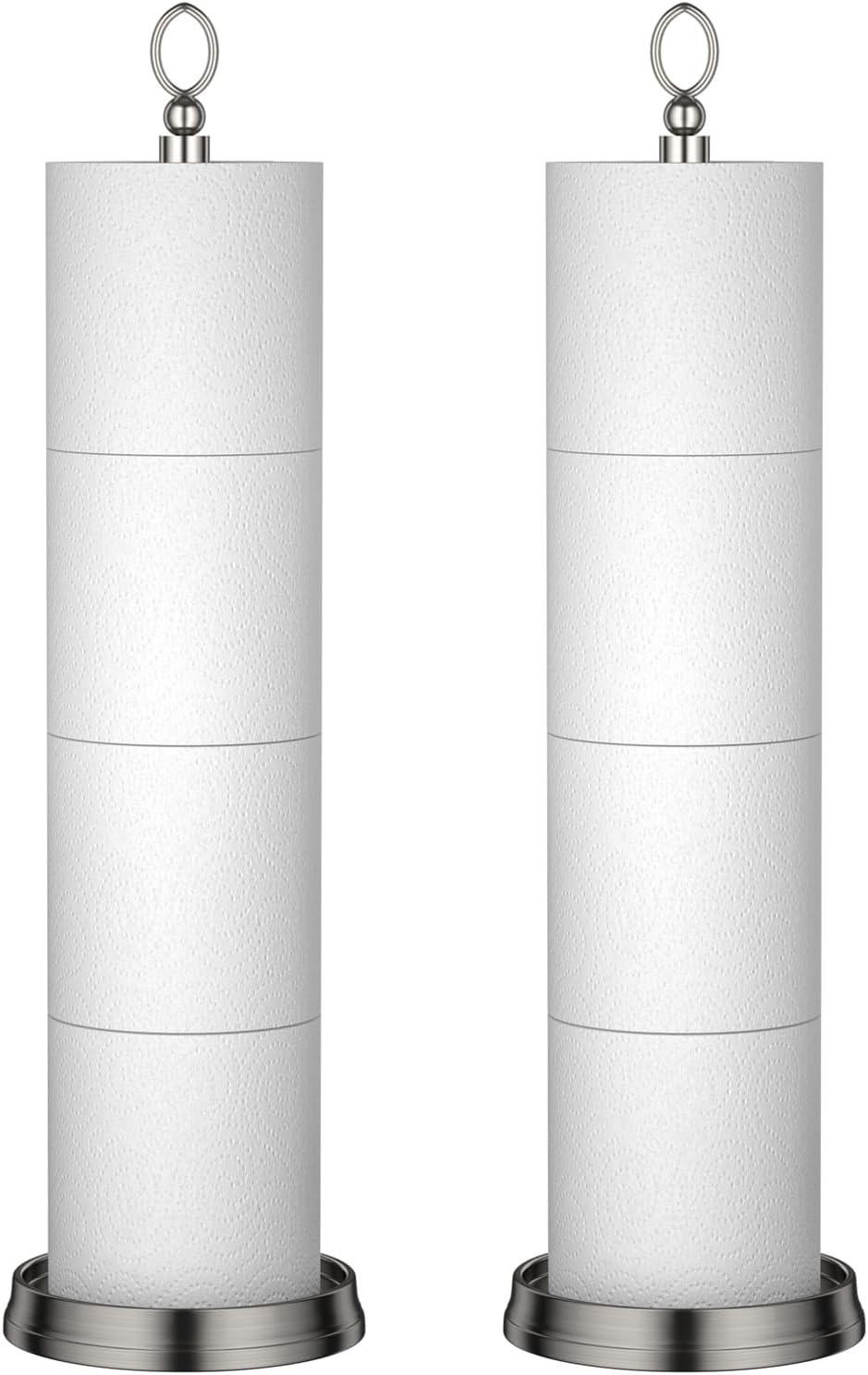 Toilet Paper Holder Stand with Reserve Function for Bathrooms