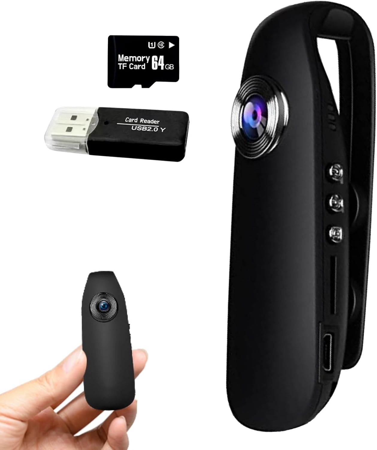 HD Mini Body Camera: Night Vision Motion Detection