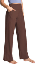 BUBBLELIME High Waist Wide Leg Yoga Pants - Flattering Tummy