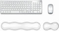 Keyboard Mouse Wrist Rest Pad, 14.17in Gel Wrist Support - Ergonomic