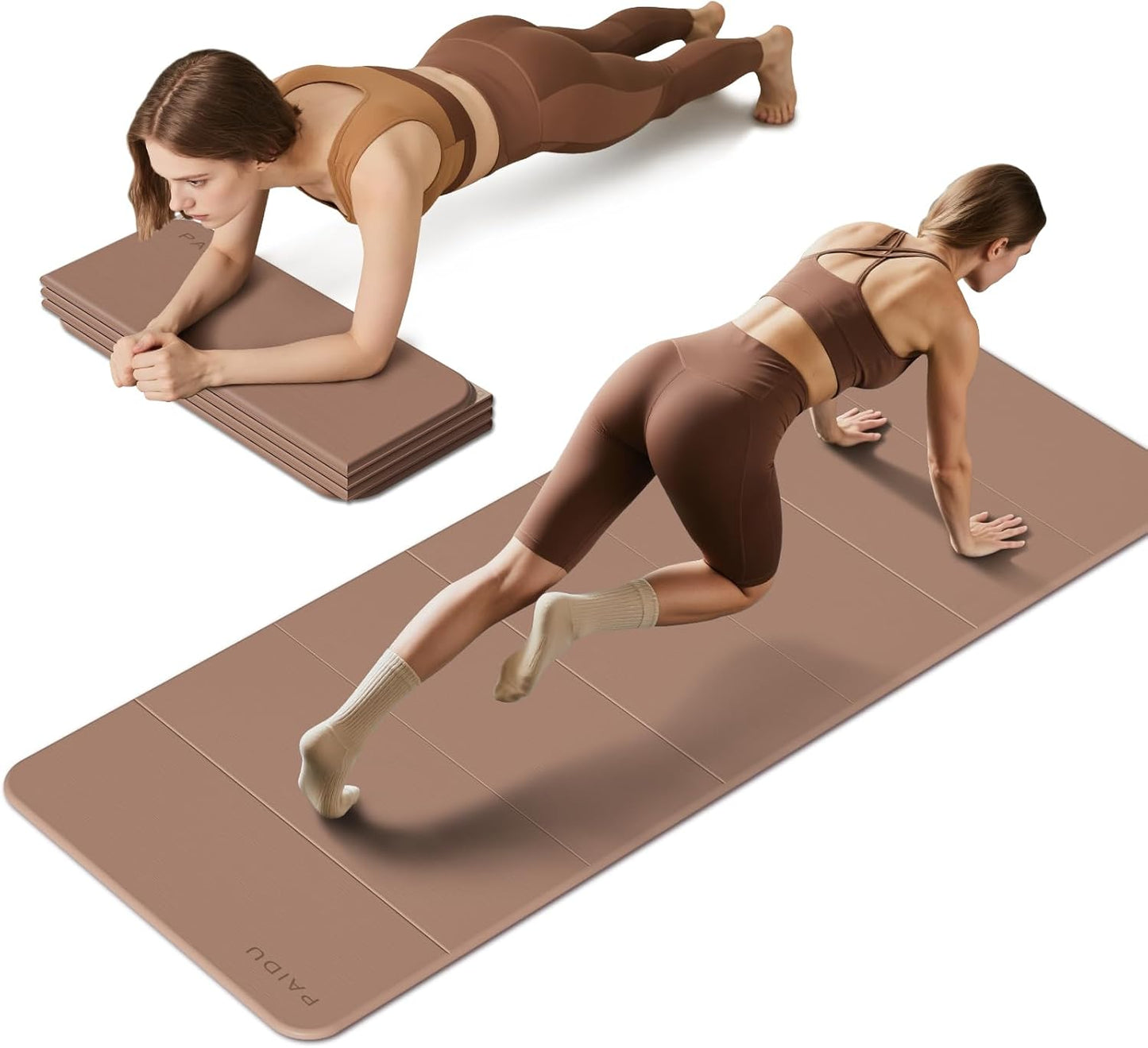 Foldable Fitness Yoga Mat | Extra Thick & Non-Slip Design