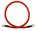 2 AWG 2 Gauge Single Red 7 ft Battery Inverter Cable - Pure Copper