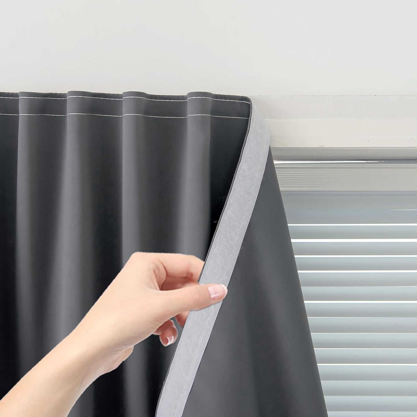 Magic Tape Stick On Curtains for Easy Installation and Privacy