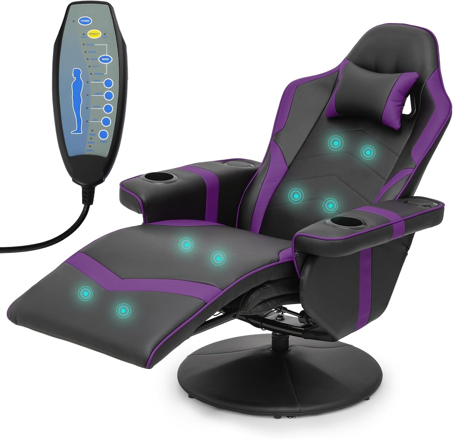 Athena Collection Massage Gaming Chair - Ultimate Comfort