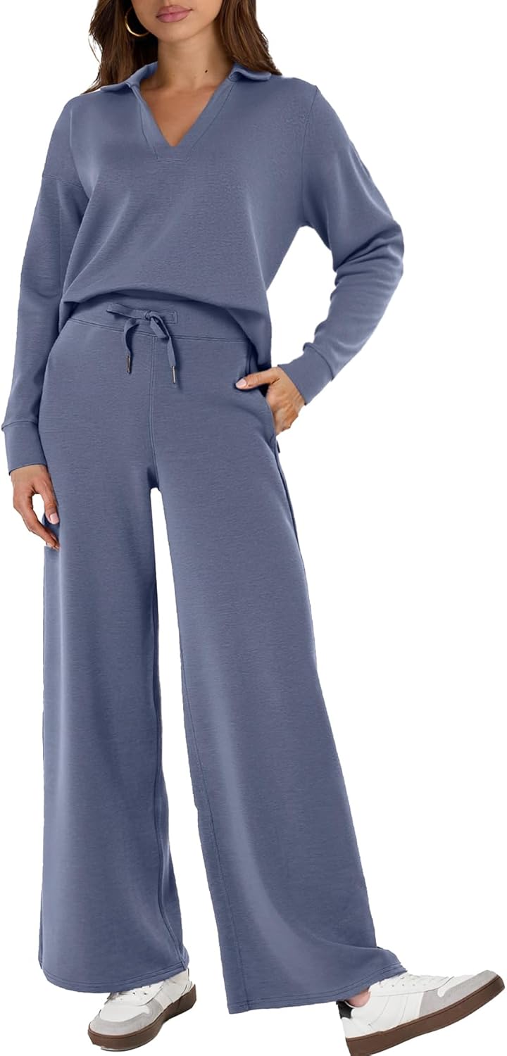 Glamaker Women's 2 Piece Sets Casual Long Sleeve Sweatsuits