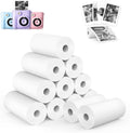 12 Rolls Kids Camera Instant Print Refill Paper Set - Long Lasting