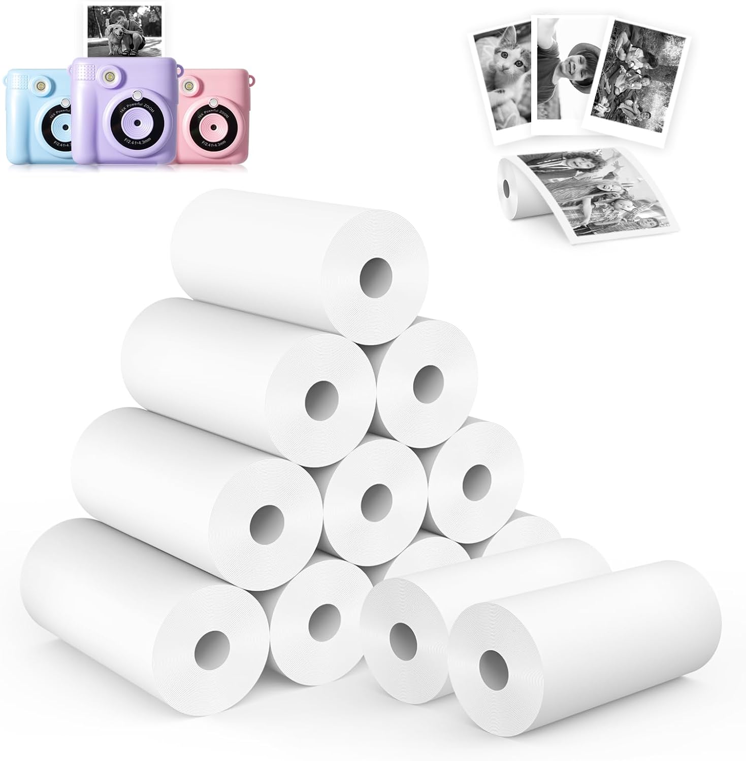Phetium Kids Instant Print Paper Set