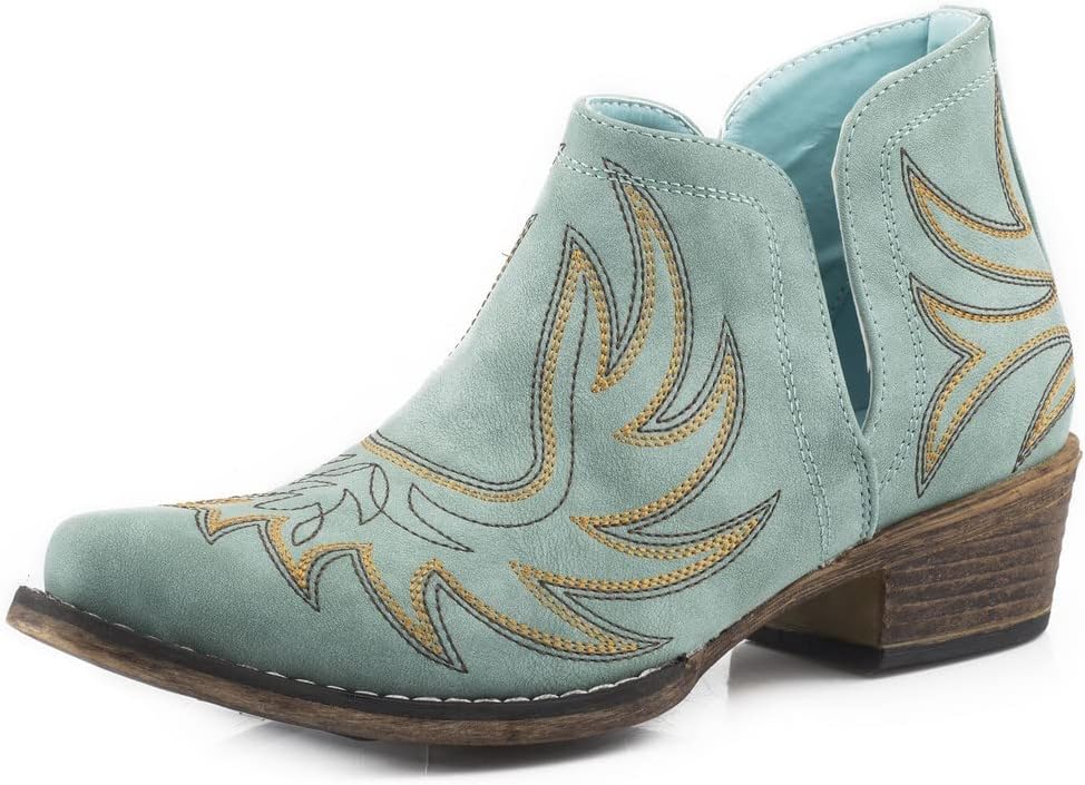 ROPER Womens Ava Laser Embossed Snip Toe Casual Boots Review