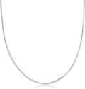925 Sterling Silver 1.5MM Italian Magic 8-Sided Snake Chain - Women