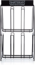 Bartesian Cocktail Capsules Holder Rack - Space-Saving Solution for Organized Cocktail Capsule Storage - 36 Capacity - Home Bar Essential