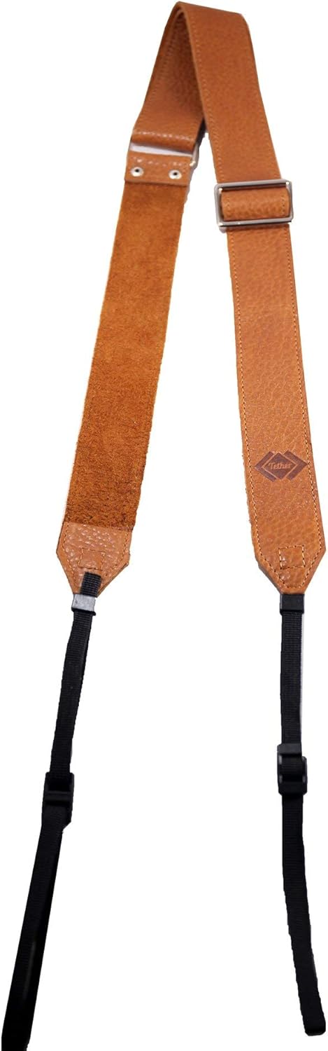 TETHER STRAPS Leather Overlap Strap for DSLR and Mirrorless Cameras