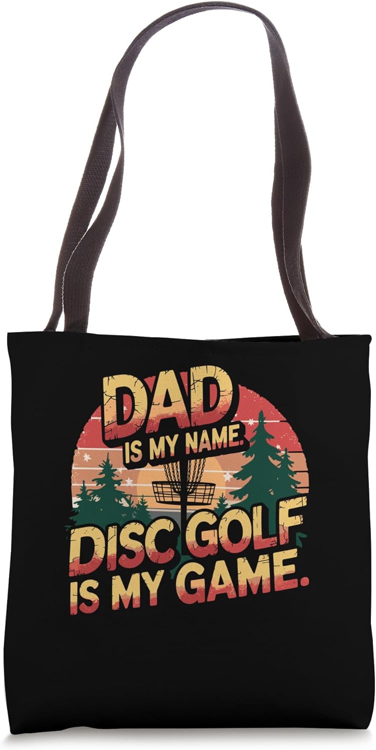 Dad's Ultimate Disc Golf Sunset Tote