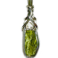 Genuine Moldavite Crystal Necklace Pendant - High Vibration Gift