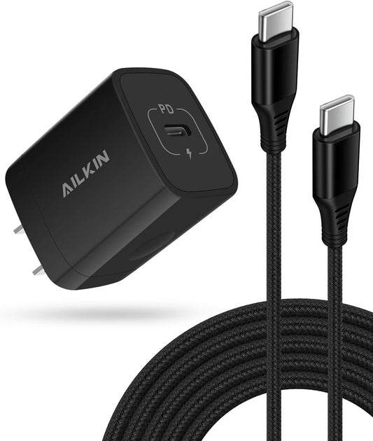 20W PD Fast Charger Set for Android & iPhone