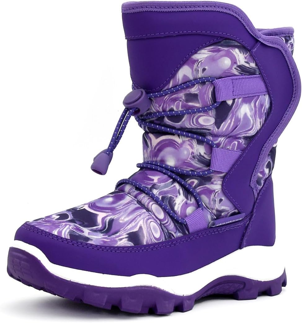 Boys Girls Little Kids Winter Snow Boots for All Weather Fun