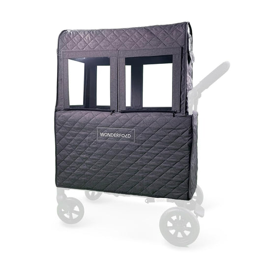 WONDERFOLD Cold Weather Shield Stroller Cover for Winter Comfort