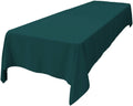 LA Linen Polyester Poplin Rectangular Tablecloth 60x144 - Stain