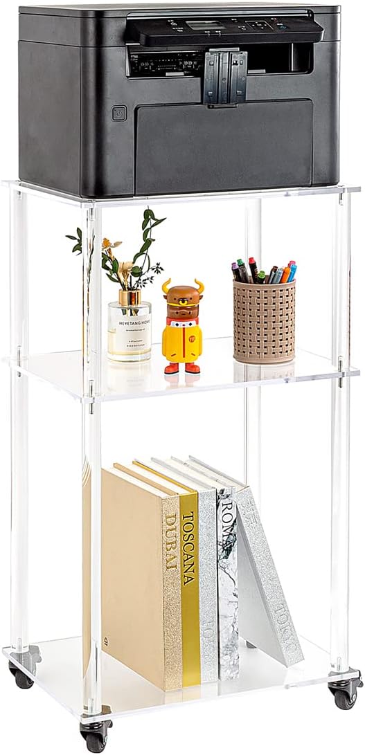 TAKEKIT 3-Tier Rolling Printer Stand - Organize with Ease
