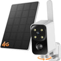 SEHMUA Cellular Security Camera 4G LTE - Portable 2K Solar Camera