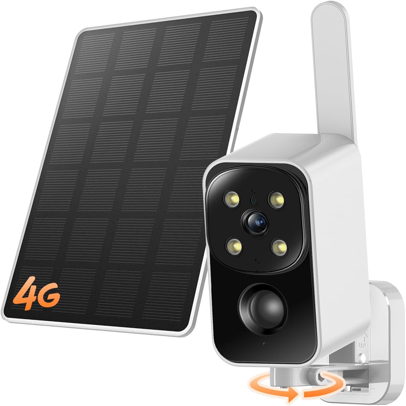 SEHMUA Cellular Security Camera: No WiFi Needed, 180 Pan View