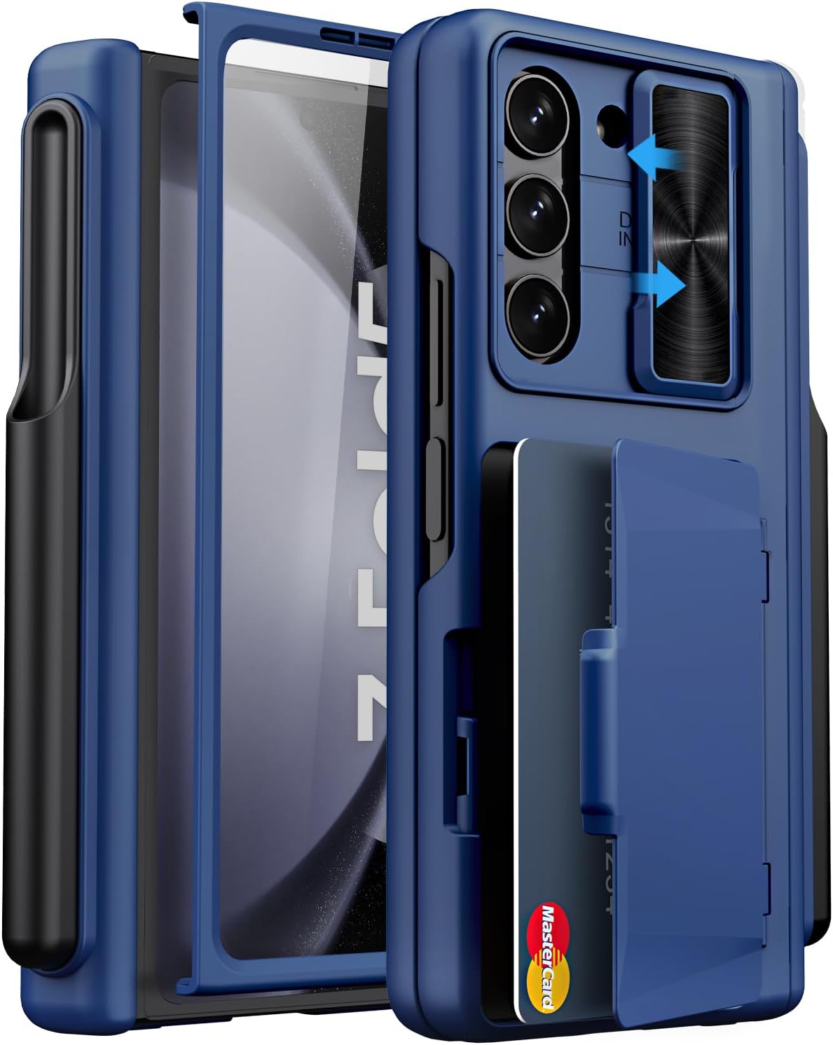 Durable Multifunctional Wallet Case for Samsung Galaxy Z Fold 5