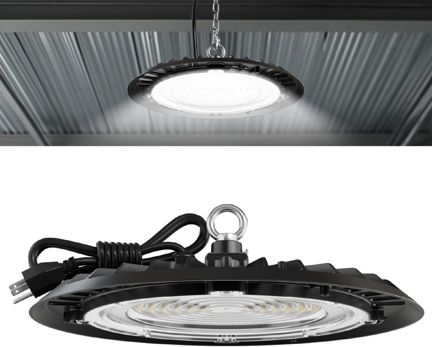 Sunco UFO LED High Bay Light - 150W, 19500 LM, Waterproof Fixture