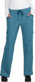 KOI Women's Holly Scrub Pants - Lightweight Microfiber Cargo Fit