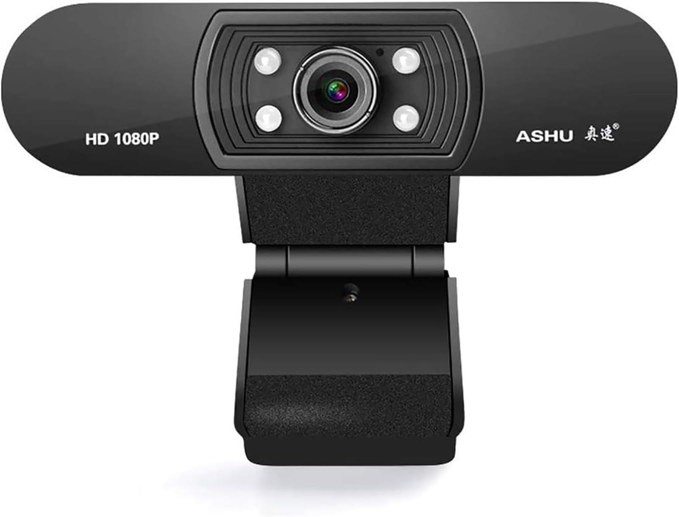 1080P HD Webcam with Microphone for Live Streaming and Video Calls