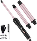 3 in 1 Curling Wand Set with Interchangeable Ceramic Barrels