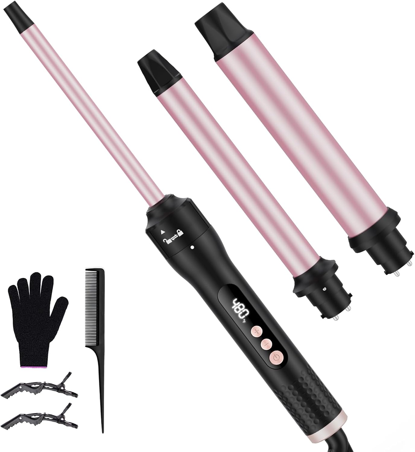 3 in 1 Curling Wand Set for Endless Styling Possibilities